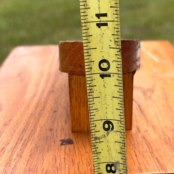 Griffin Shinemasters Wooden Shoe Shine Box with Dovetail Joinery Vintage - Picture 14 of 14